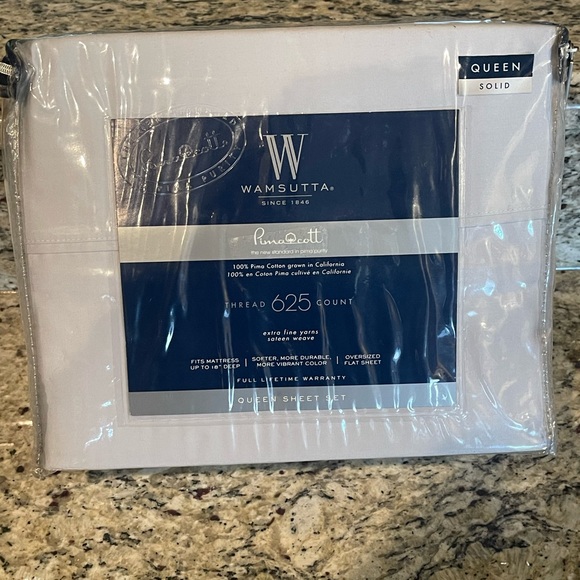 Wamsutta Bedding Wamsutta 625 Thread Count Primo Cotton Queen Set